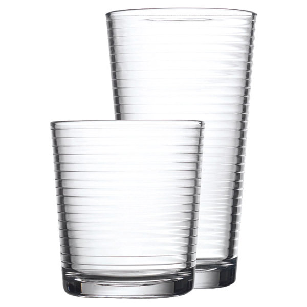 Acrylic Ribbed Horizontal Drinkware Sets You'll Love Wayfair